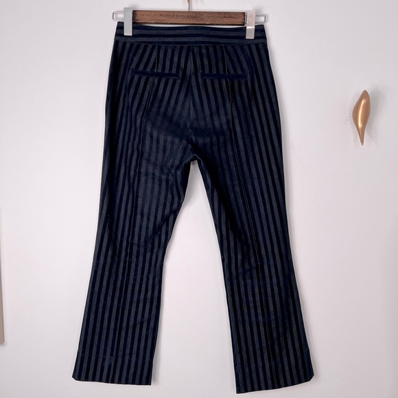 Derek Lam 10 Crosby, Size:2, Navy velvet striped pants 👖, EUC, Like new. - Picture 6 of 10